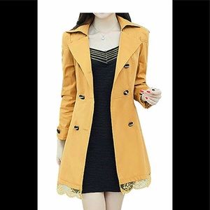 3/4 length belted jacket
